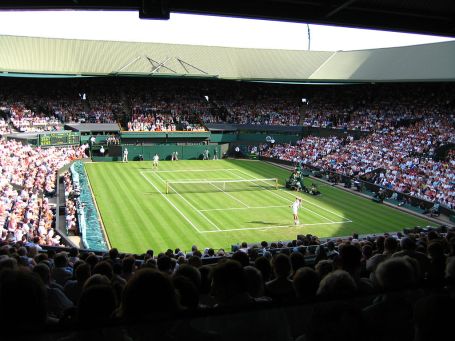 Spiralz, 'Tim Henman vs Jarkko Nieminen on Centre Court at Wimbledon'